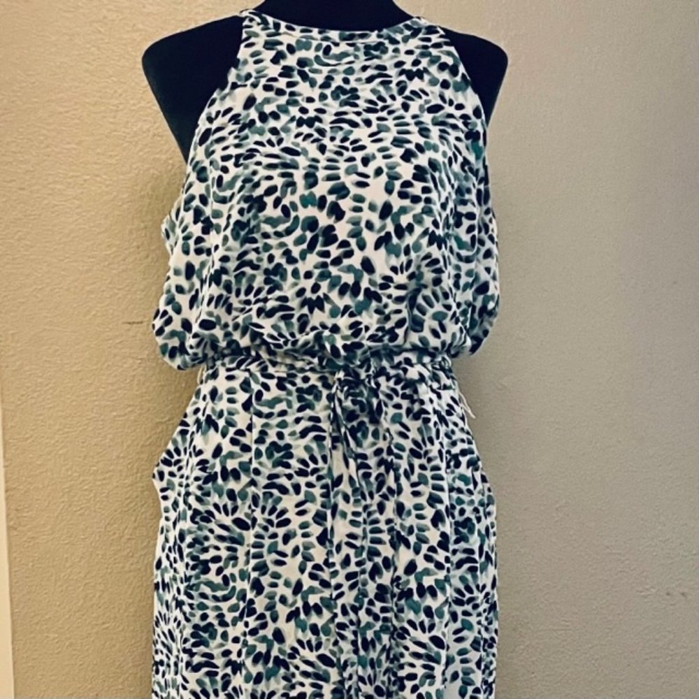 VINCE CAMUTO LEOPARD PRINT ROMPER SIZE 12